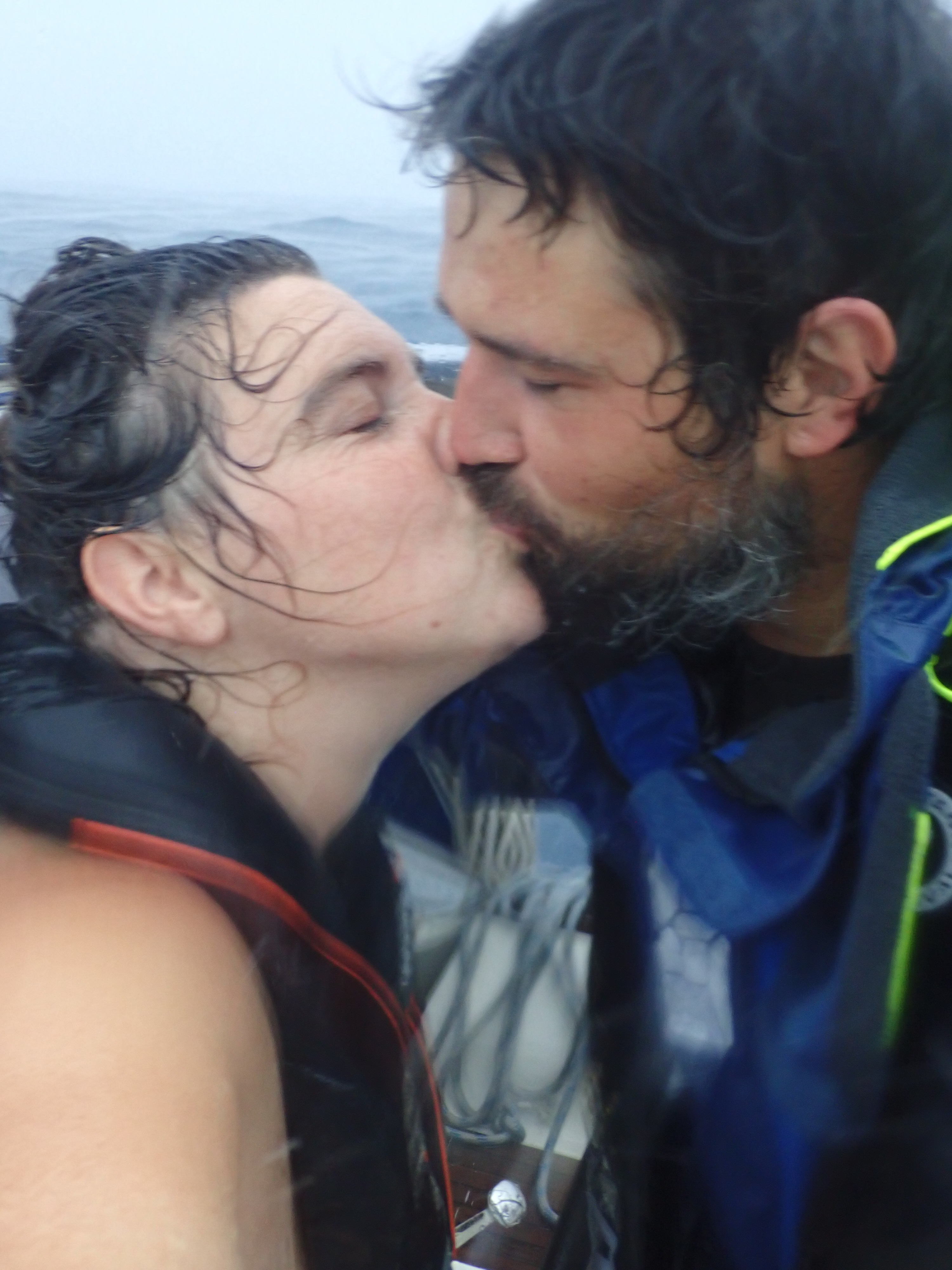 A couple days after our scariest night at sea.